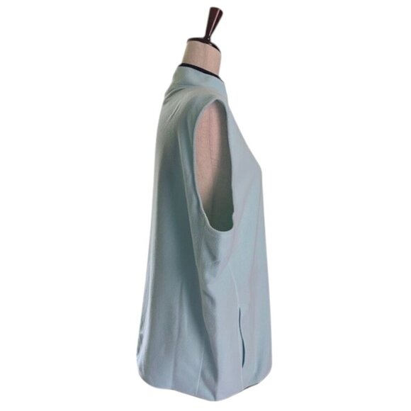 Peter Millar Men Thermal Flow Micro Fleece Light Blue Vest Two Way Full Zip XL - Picture 8 of 16